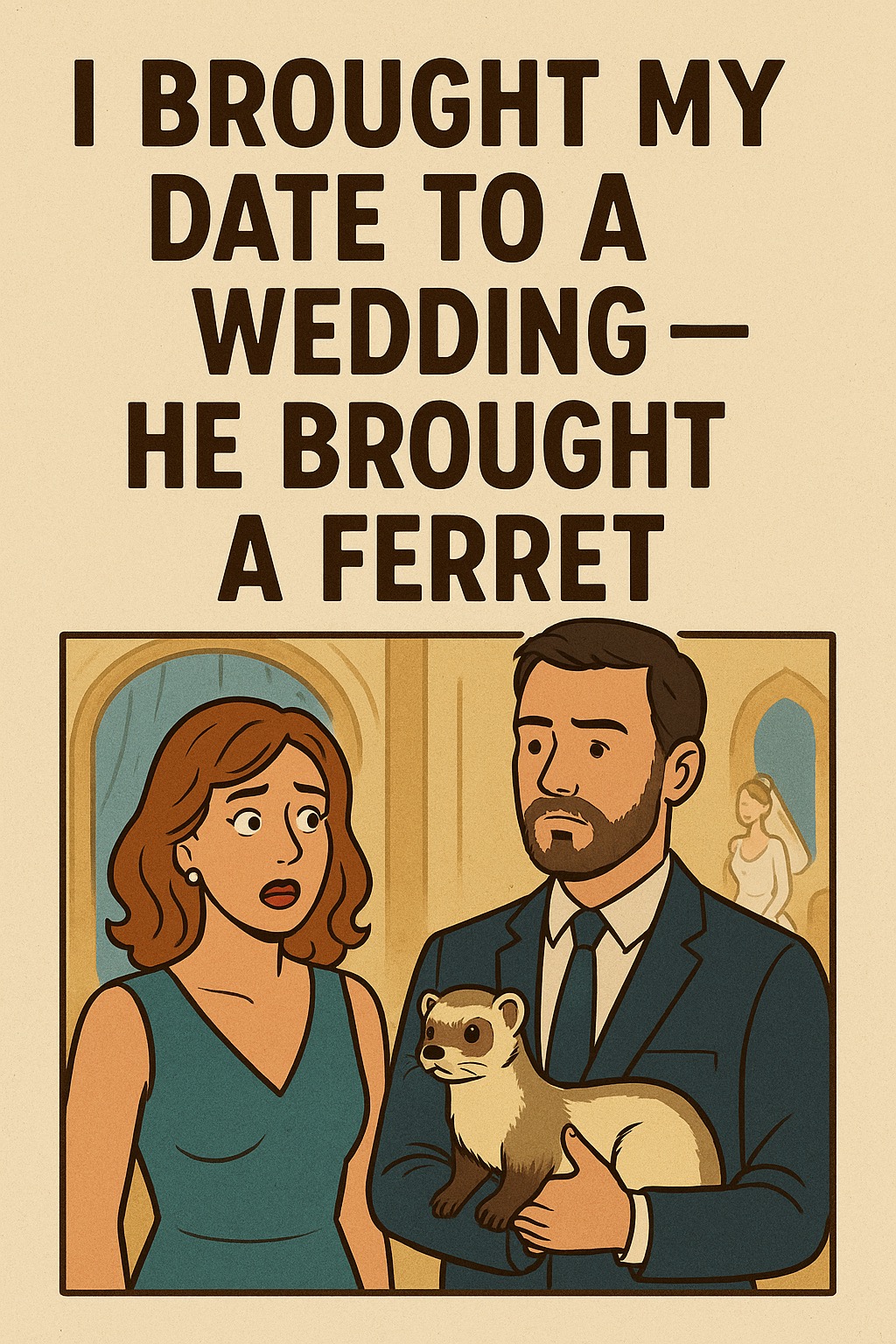“I Brought My Date to a Wedding — He Brought a Ferret”