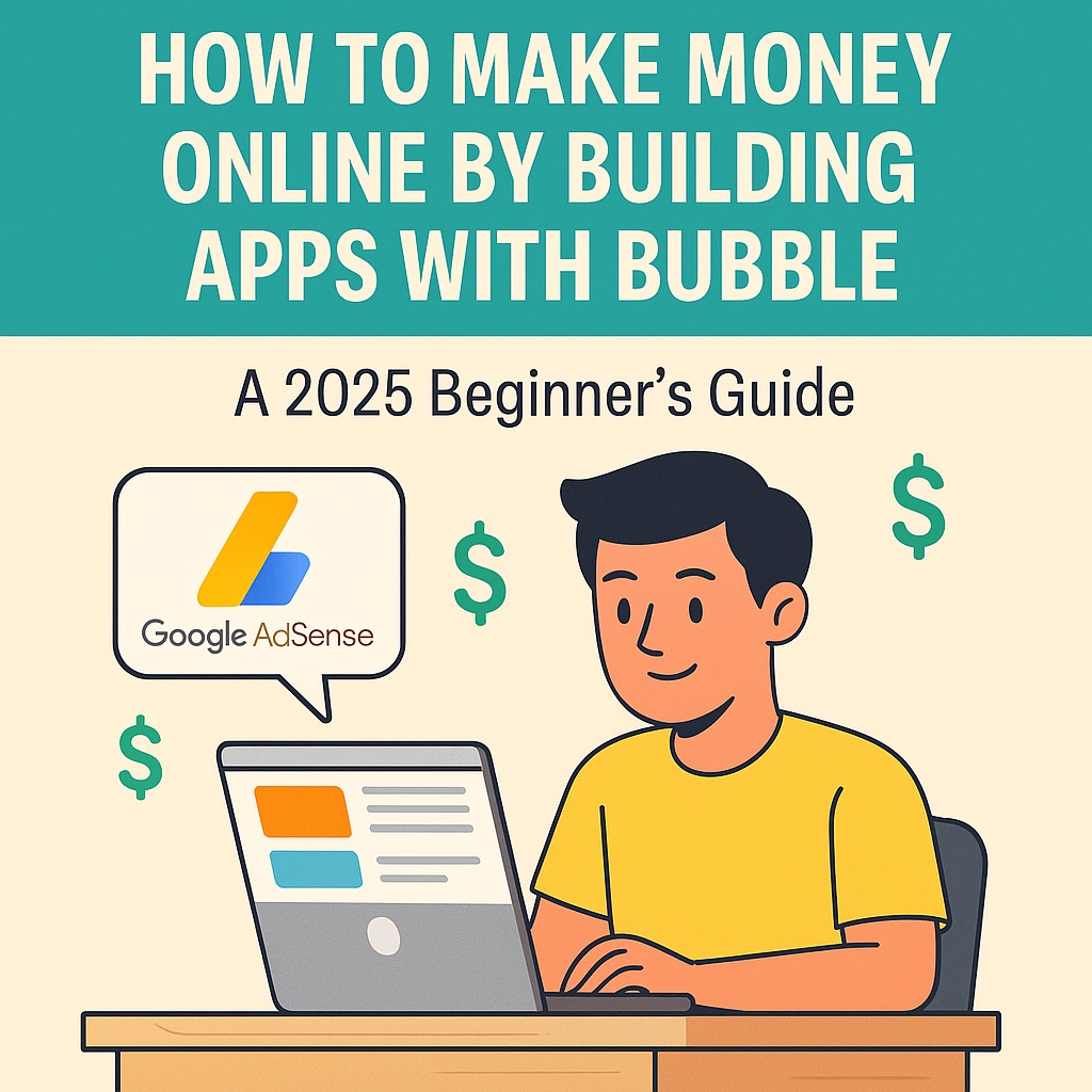 How to Make Money Online in 2025: Beginner’s Guide to Building No-Code Apps with Bubble and AdSense