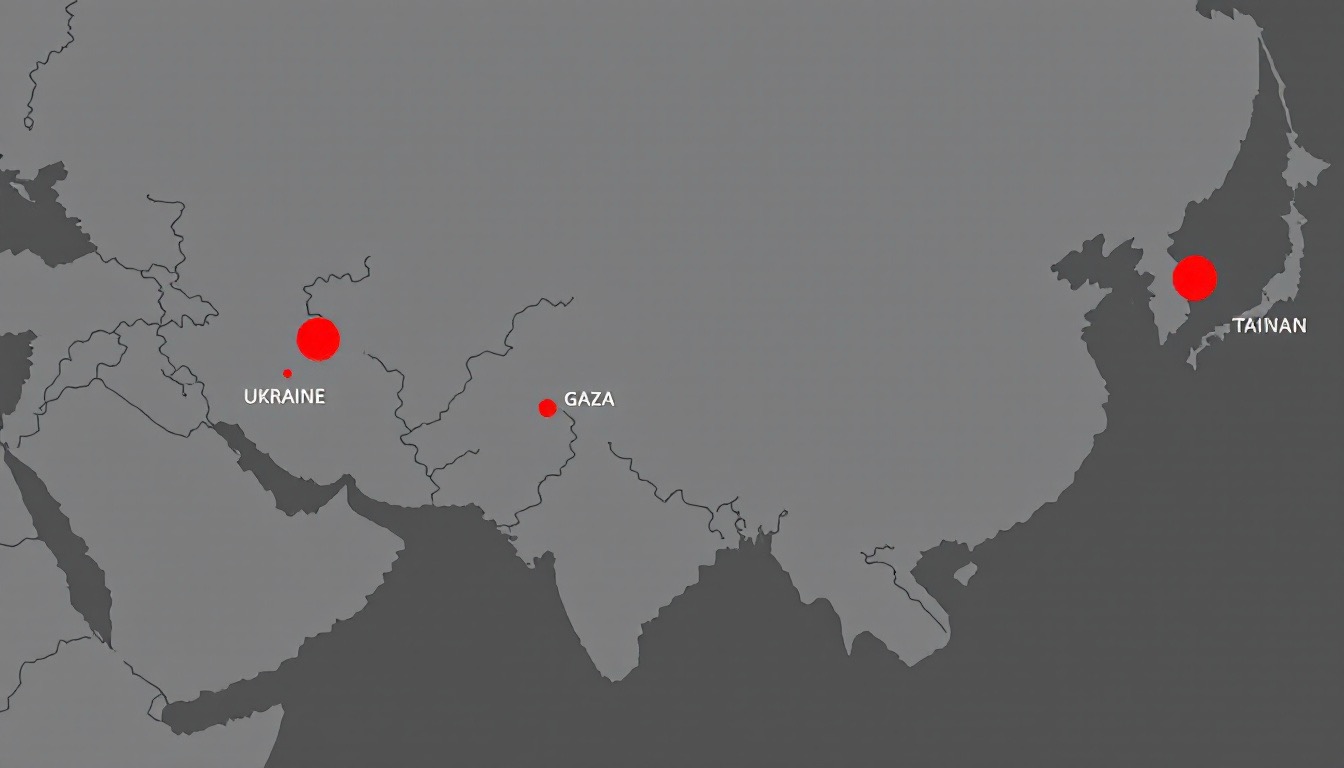 Global Tensions in 2025: Key Conflict Zones in Ukraine, Gaza, Taiwan, and Beyond [Updated]