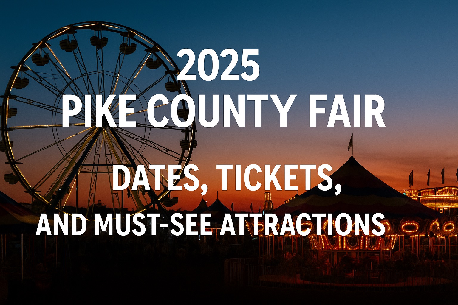 2025 Pike County Fair: Dates, Tickets, and Must-See Attractions