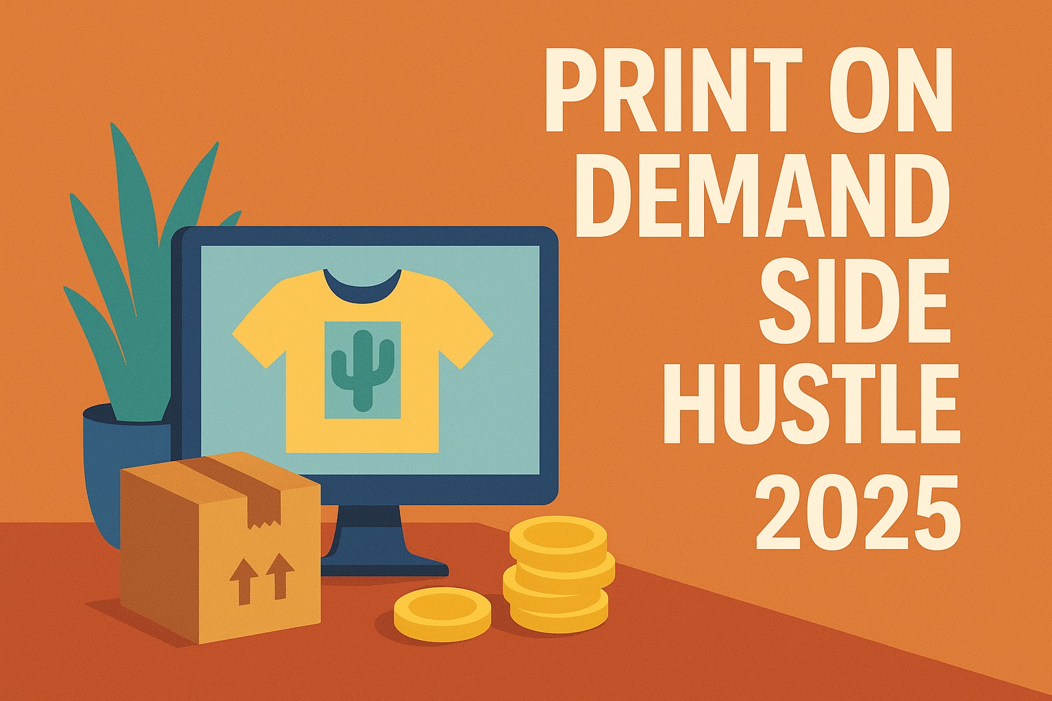 How to Start a Print on Demand Side Hustle in 2025