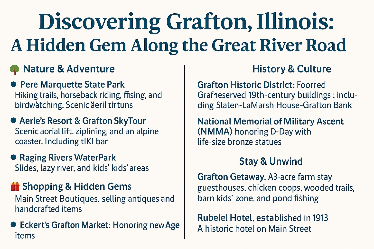 Discover Grafton, Illinois: Hidden Gems Along the Great River Road [2025 Guide]