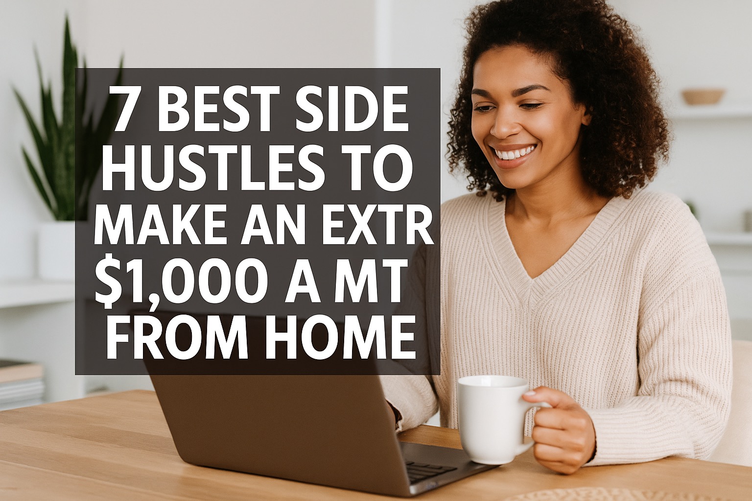 7 Best Side Hustles to Make an Extra $1,000 a Month From Home