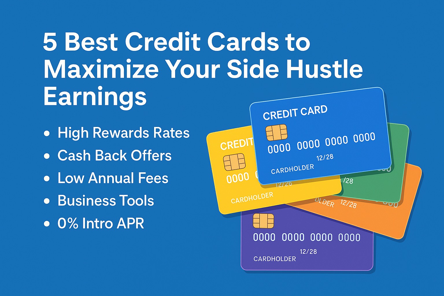 Best Credit Cards to Maximize Your Side Hustle Earnings